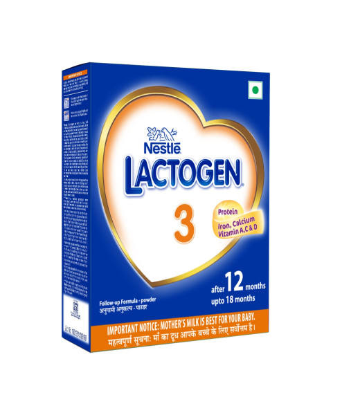 Neltle Lactogen 3 Follow-up Formula powder Iron Calcium vitamin A,C,D( after  12 months up to 18 months) 400g,
